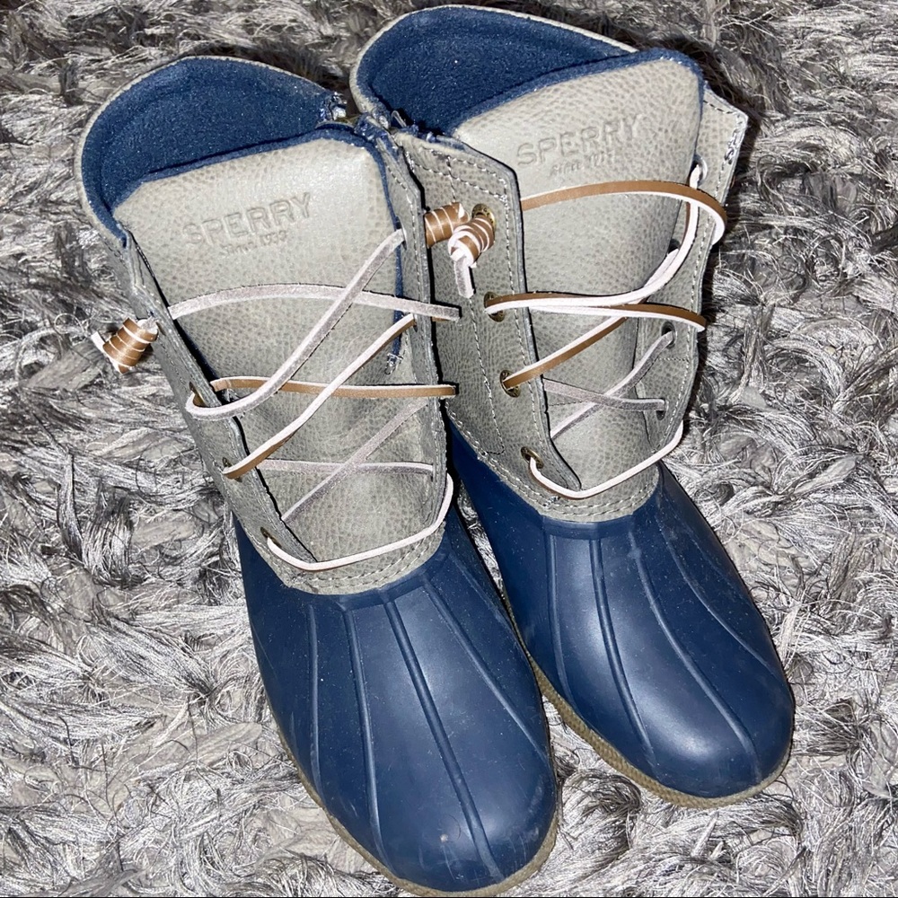 Like New Sperry Saltwater Duck Boots Size 8